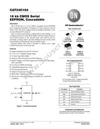 CAT24C164WI-GT3 Datasheet Cover