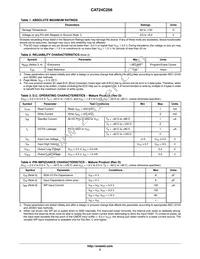 CAT24C256XE-T2 Datasheet Page 2