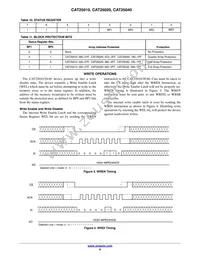 CAT25020VP2I-GT3 Datasheet Page 6