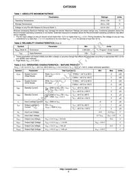 CAT25320HU4I-GT3 Datasheet Page 2