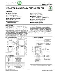 CAT25C128VI-GT3 Datasheet Cover