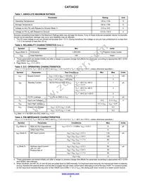 CAT34C02HU3I-GT4 Datasheet Page 2