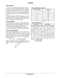 CAT3604HV4-T2 Datasheet Page 5