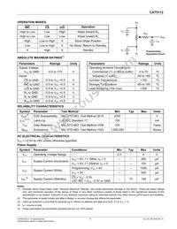 CAT5112ZI50 Datasheet Page 3