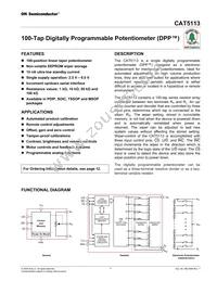 CAT5113YI50 Datasheet Cover