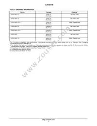 CAT5116ZI-T3 Datasheet Page 7