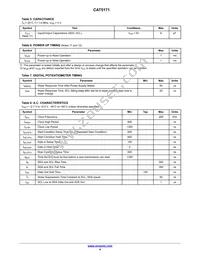 CAT5171TBI-00GT3 Datasheet Page 4