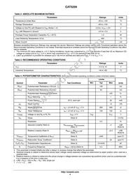 CAT5259WI-50-T1 Datasheet Page 4