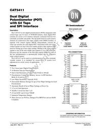 CAT5411YI50 Datasheet Cover