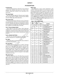 CAT5411YI50 Datasheet Page 3