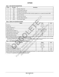 CAT6202VP2-GT3 Datasheet Page 3