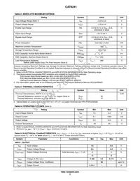 CAT6241-ADJHU2MUTAG Datasheet Page 3