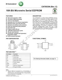 CAT93C86ZD4I-GT3 Cover