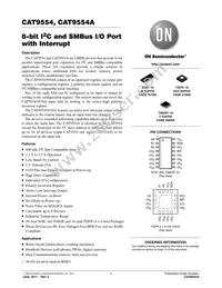 CAT9554AHV4I-GT2 Datasheet Cover