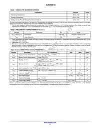 CAV25512YE-GT3 Datasheet Page 2