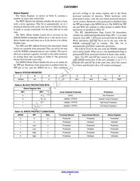 CAV25M01YE-GT3 Datasheet Page 5