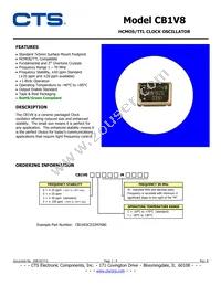 CB1V8-3I-25M0000 Datasheet Cover