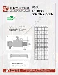 CBLK-300-3 Datasheet Page 2