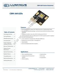CBM-360-W65S-D32-VB102 Datasheet Cover