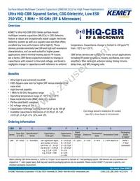 CBR05C309BAGAC Datasheet Cover