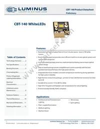 CBT-140-WCS-C15-UB123 Datasheet Cover