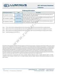 CBT-140-WCS-C15-UB123 Datasheet Page 12