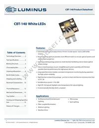 CBT-140-WDH-C15-QA220 Datasheet Cover