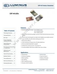 CBT-40-B-C21-KG301 Datasheet Cover