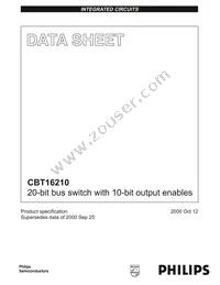 CBT16210DGG Datasheet Page 2
