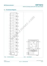 CBT16212DL Datasheet Page 3