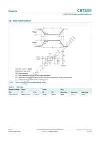 CBT3251DS Datasheet Page 7