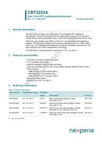 CBT3253ADB Datasheet Cover