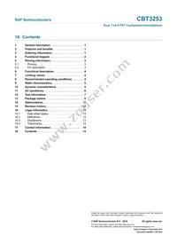 CBT3253DS Datasheet Page 15