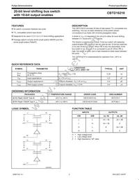CBTD16210DGG/S400 Datasheet Page 3