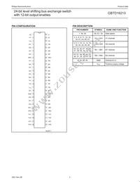 CBTD16213DL Datasheet Page 3
