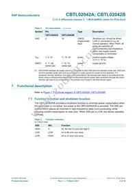CBTL02042BBQ Datasheet Page 4