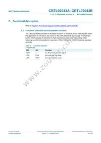 CBTL02043BBQ Datasheet Page 5