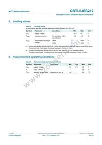 CBTL03SB212BS Datasheet Page 6