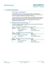 CBTL04DP211BS Datasheet Page 6