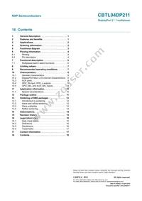 CBTL04DP211BS Datasheet Page 18