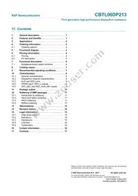 CBTL06DP213EE Datasheet Page 17