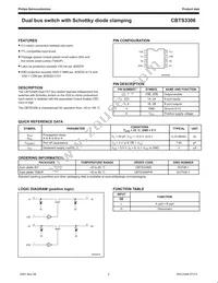 CBTS3306PW Datasheet Page 2