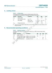 CBTV4020EE/G Datasheet Page 6