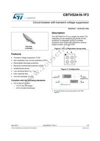 CBTVS2A16-1F3 Datasheet Cover