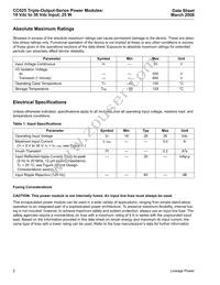 CC025ACL-M Datasheet Page 2