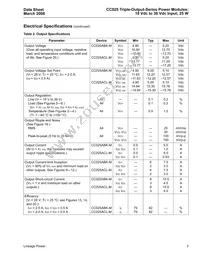 CC025ACL-M Datasheet Page 3