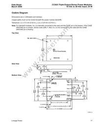 CC025ACL-M Datasheet Page 17