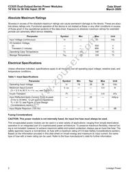 CC025CL-M Datasheet Page 2