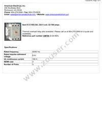 CC100-230 Datasheet Cover