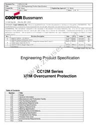 CC12M20A Datasheet Cover